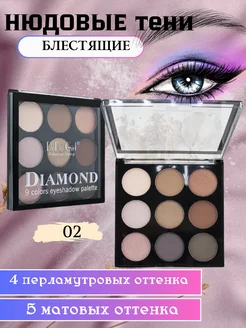 Тени для век нюдовые блестящие Aroma-Cosmetics 165499624 купить за 205 ₽ в интернет-магазине Wildberries