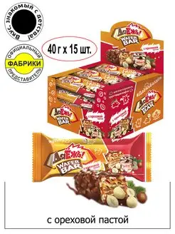 Батончик ДаЁжъ с ореховой пастой 40 гр. 15 штук ESSEN 165502760 купить за 292 ₽ в интернет-магазине Wildberries