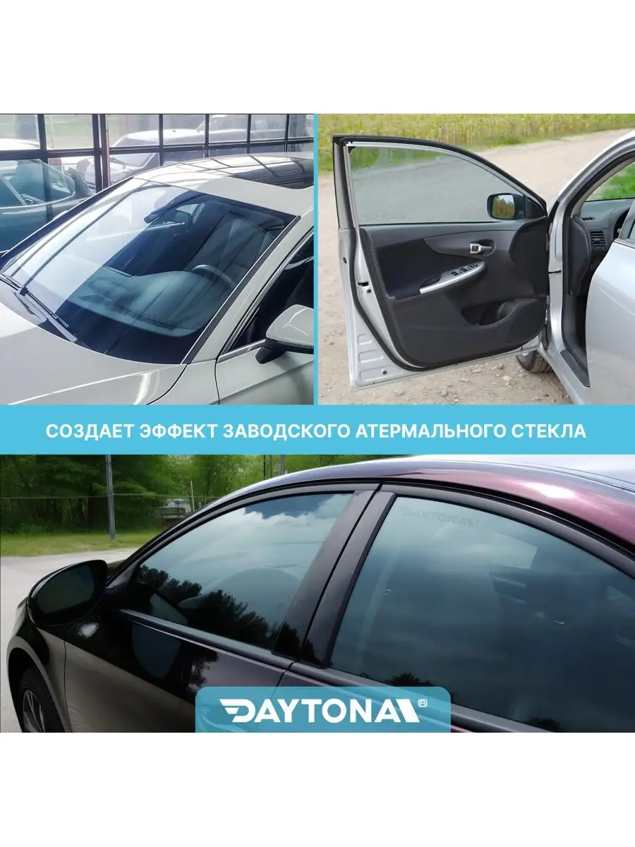 Атермальная тонировка для авто Синяя 75% IR90 7м х 75cм Daytona 165511698  купить в интернет-магазине Wildberries