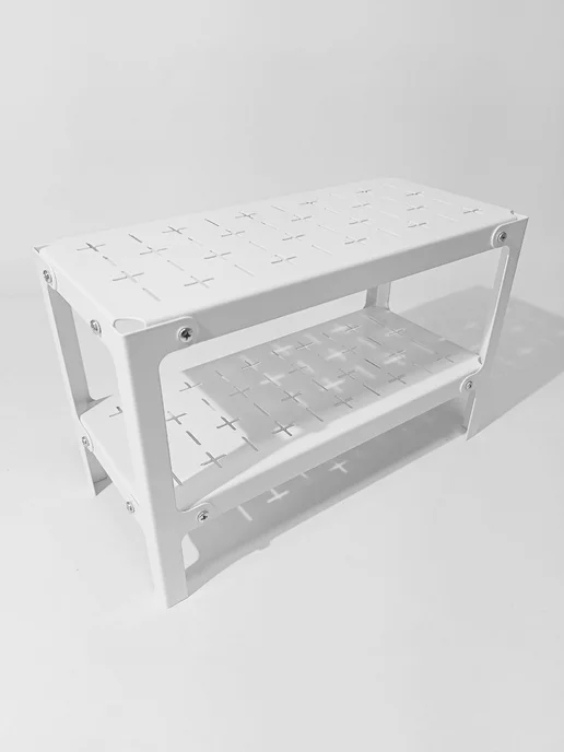 GIZMO TM Полка-органайзер для кухни и ванной, белый, фото 2