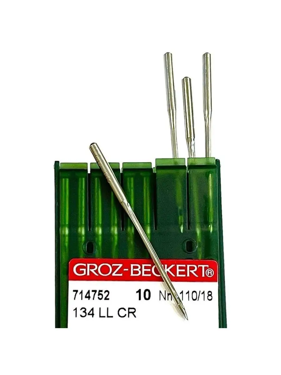 Иглы DPx5 (134) LL №110 для промышленных швейных машин Groz-beckert  165550106 купить за 498 ₽ в интернет-магазине Wildberries