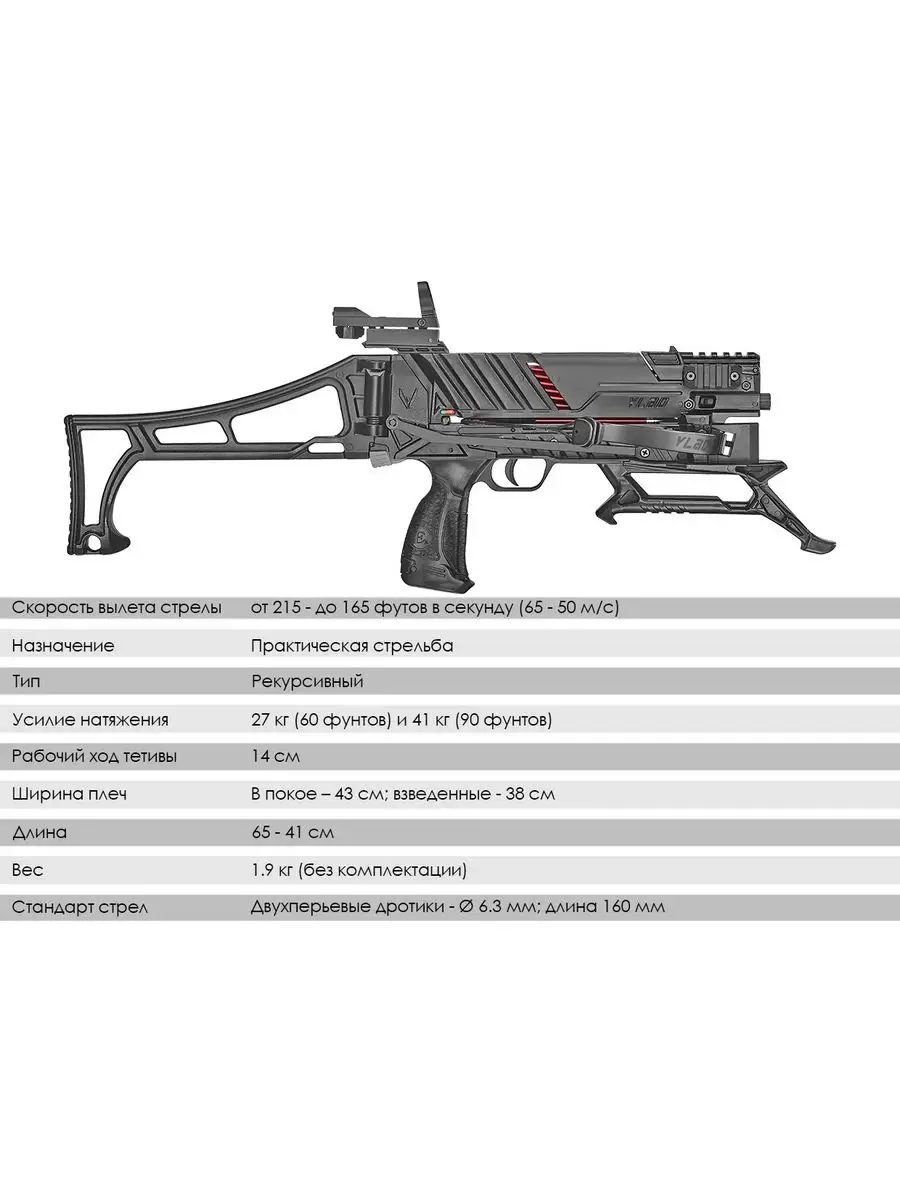 Арбалет многозарядный Ek Cobra System RX ADDER купить по цене ,00 руб.