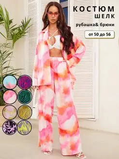 Костюм женский брючный летний деловой домашний оверсайз Posh style 165557482 купить за 1 546 ₽ в интернет-магазине Wildberries