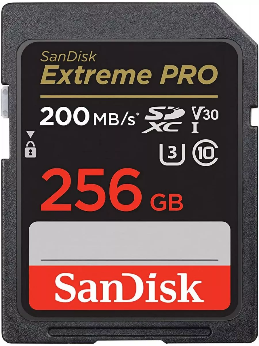 Карта памяти 256 ГБ для фотоаппарата SD СД Sandisk 165557743 купить за 6  695 ₽ в интернет-магазине Wildberries