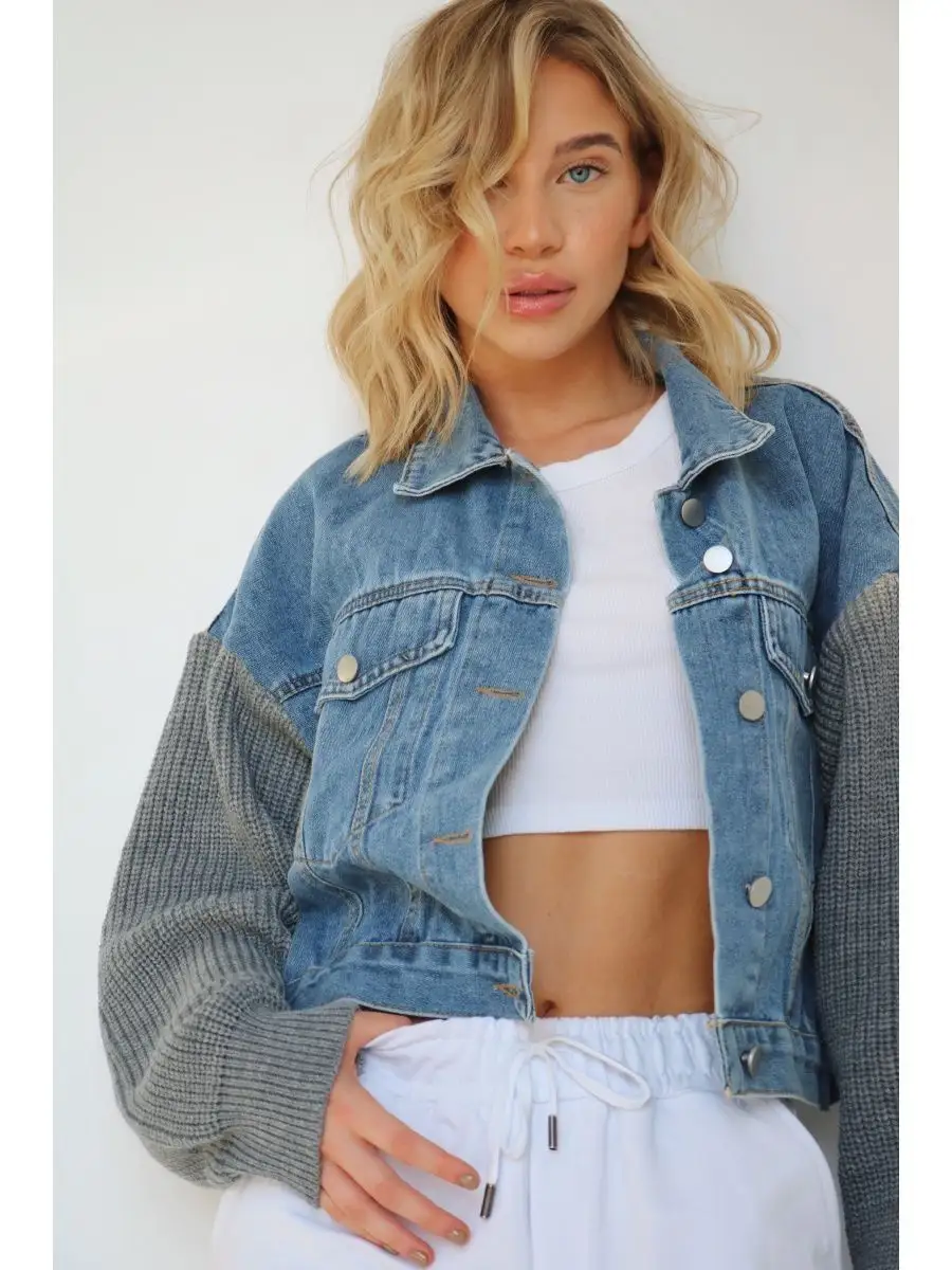 Джинсовая куртка летняя ✔️ купить джинсовую куртку на лето женскую в Украине от производителя