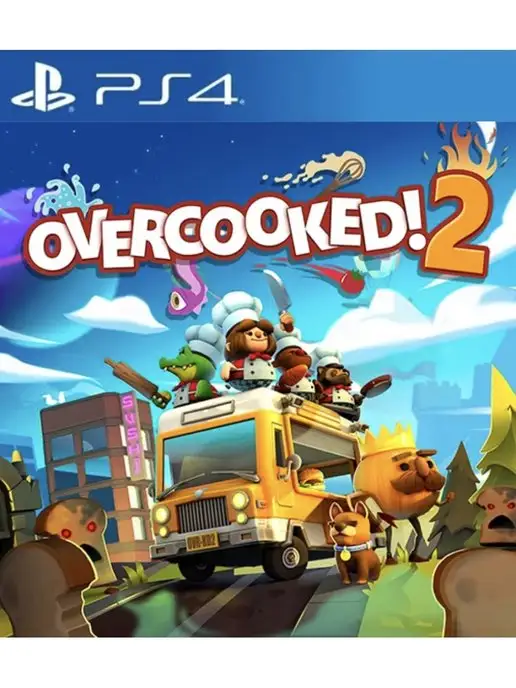 Overcooked 2 Sony Playstation PS4 PS5 2 1 960 Wildberries 165588212